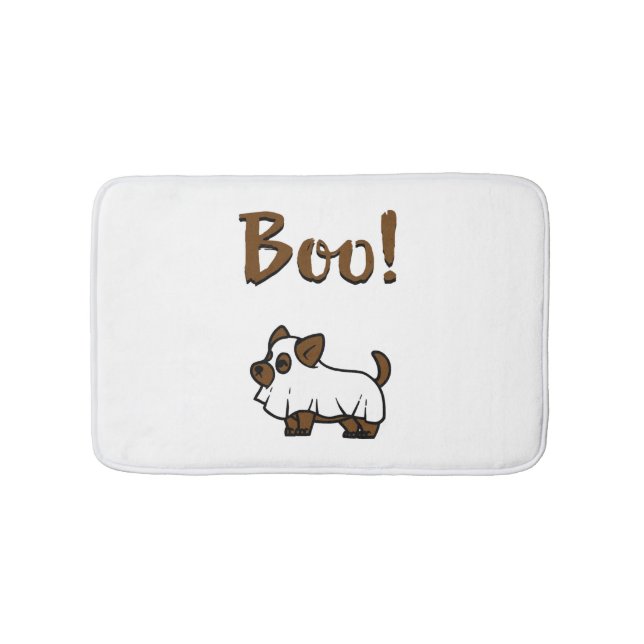 Boo Halloween                Bath Mat (Front)