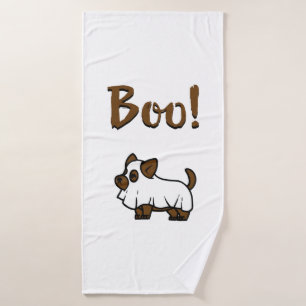 Boo Halloween Bath Towel