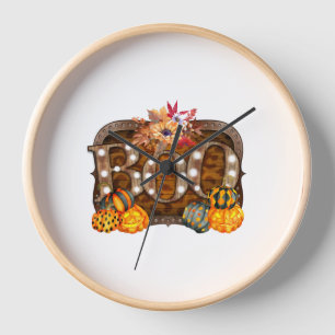 Boo Halloween       Clock