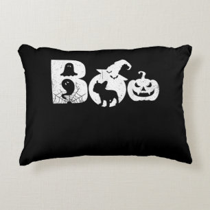 Boo Halloween Costume French Bulldog Gifts Decorative Cushion