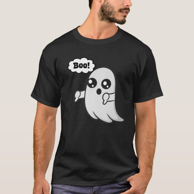 Boo Halloween Cute Family T-Shirt (Front)