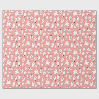 Boo Halloween Cute Ghost Wrapping Paper