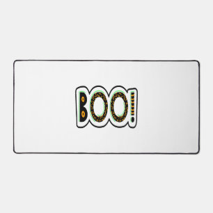 BOO Halloween                          Desk Mat