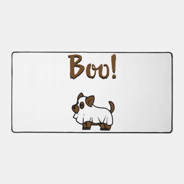 Boo Halloween                    Desk Mat (Front)