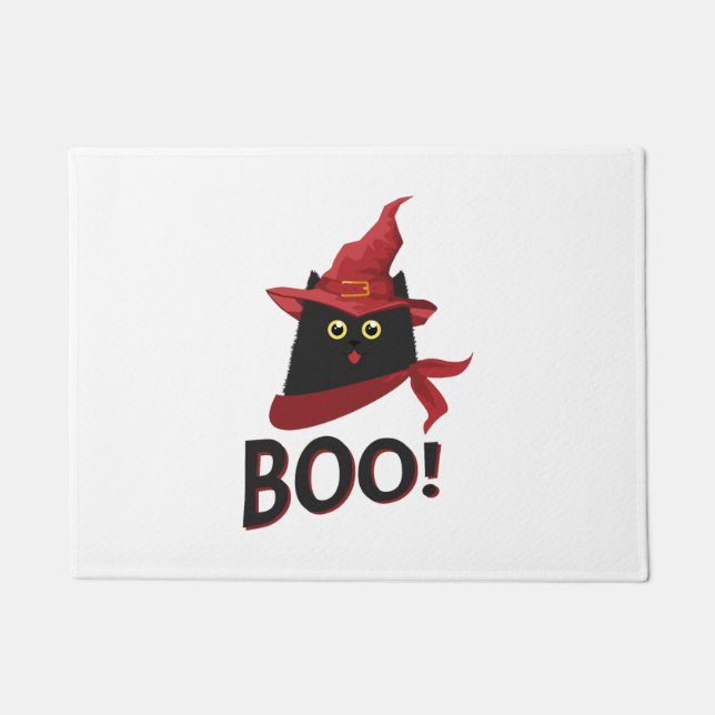 Boo Halloween Doormat (Front)