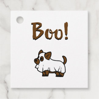 Boo Halloween Favour Tags