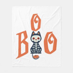 Boo Halloween        Fleece Blanket
