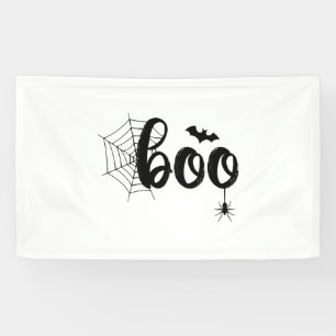 Boo Halloween Ghost Cute Halloween Family Matching Banner