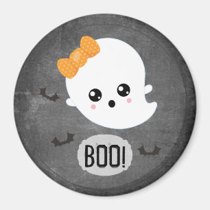 Boo Halloween Ghost Magnet