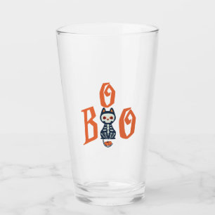 Boo Halloween Glass