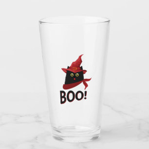 Boo Halloween Glass