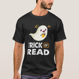 Boo Halloween Librarian Book Nerd T-Shirt