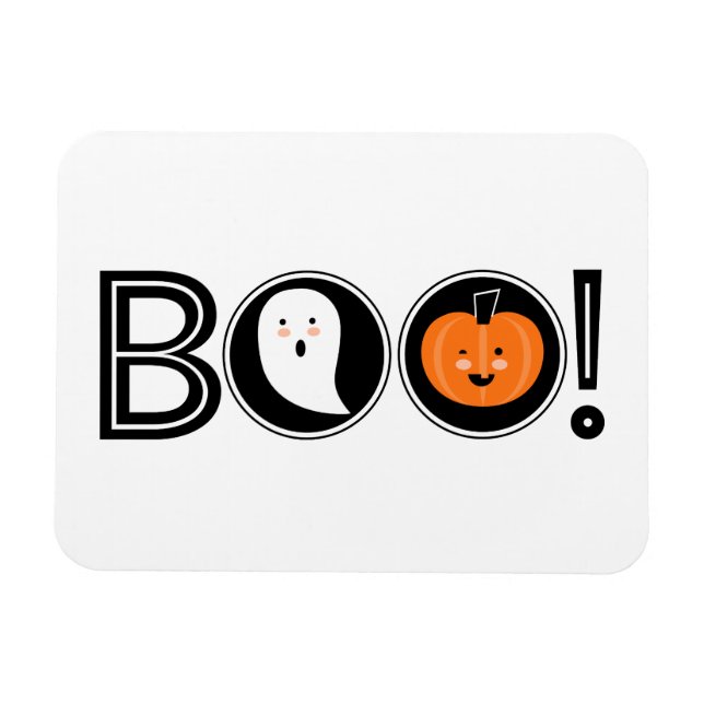 Boo! Halloween Magnet (Horizontal)