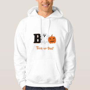 Boo Halloween Men Hoodie