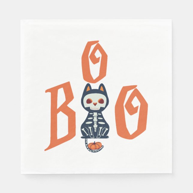 Boo Halloween        Napkin (Front)