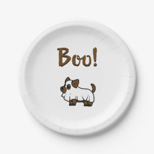 Boo Halloween                Paper Plate