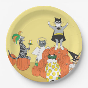 BOO! Halloween Party Plates