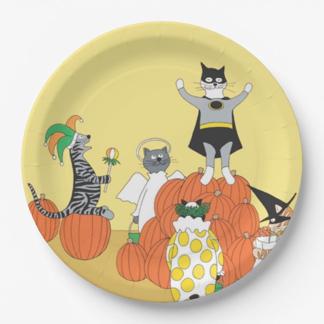 BOO! Halloween Party Plates (Front)