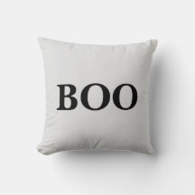 Boo Halloween Simple Throw Pillow