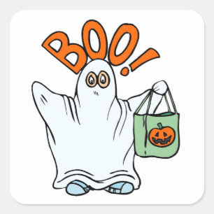 Boo! Halloween – Sticker