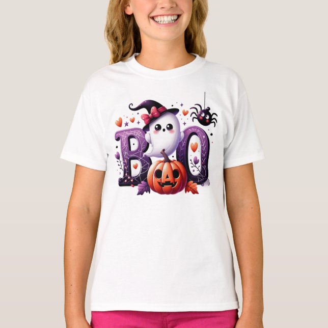 Boo Halloween T-shirt (Front)