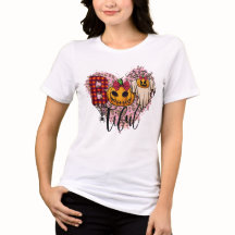 Boo Halloween T shirt with pumpkin