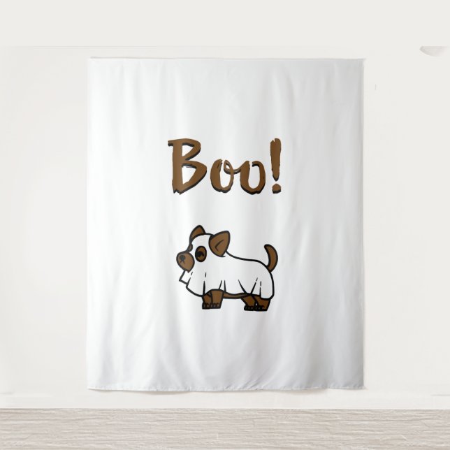 Boo Halloween                    Tapestry (Front)