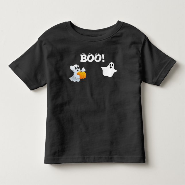 Boo Halloween Toddler T-Shirt (Front)
