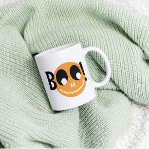 Boo Halloween  Two-Tone Coffee Mug