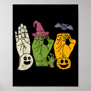 Boo Hands American Sign Language Pride Asl