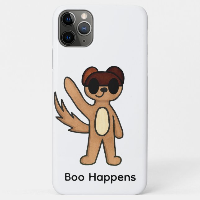 Boo Happens Apple iPhone 11 pro max phone case (Back)