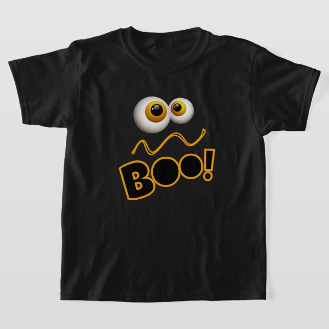 Boo Happy Halloween Costume  T-Shirt (Laydown)