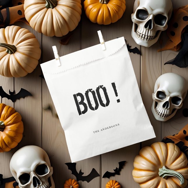 Boo | Happy Halloween   Favour Bags (Creator Uploaded)