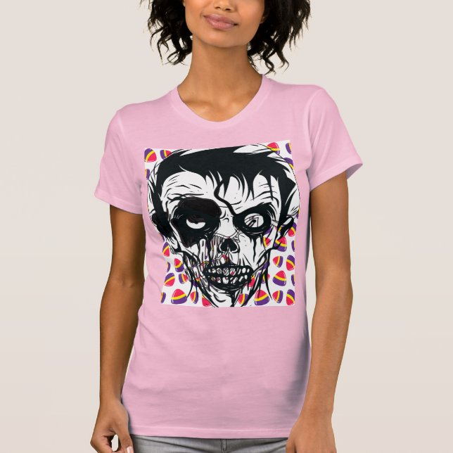 Boo Happy Halloween T-Shirt (Front)