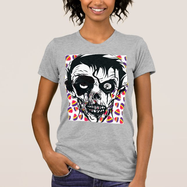 Boo Happy Halloween T-Shirt (Front)