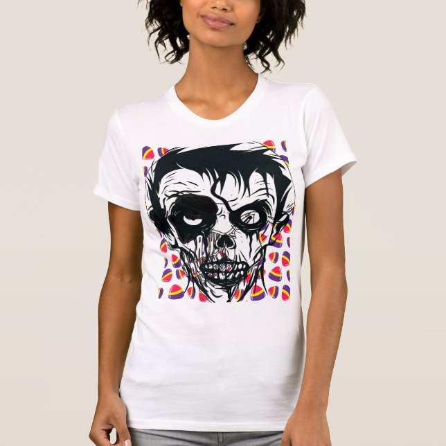 Boo Happy Halloween T-Shirt (Front)