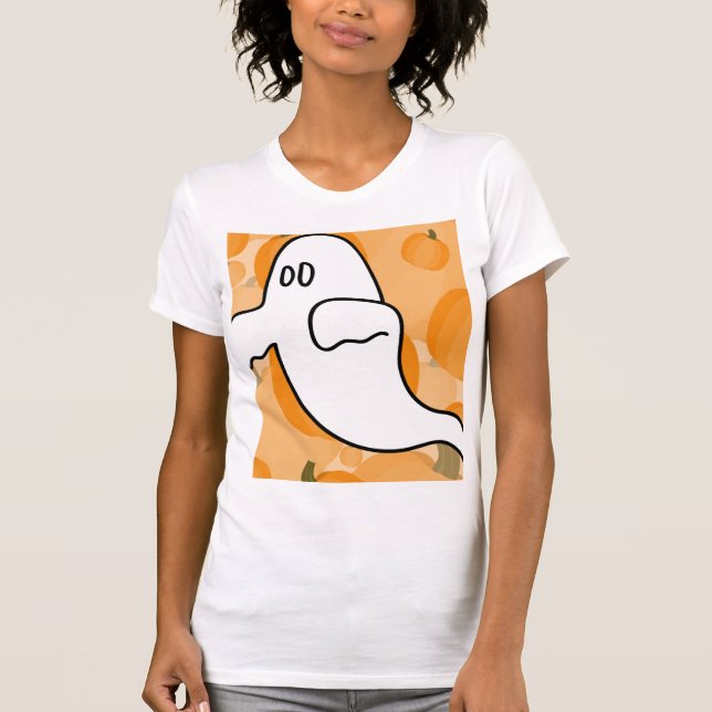 Boo Happy Halloween T-Shirt (Front)