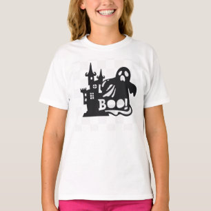 Boo Haunted House and Ghost T-Shirt