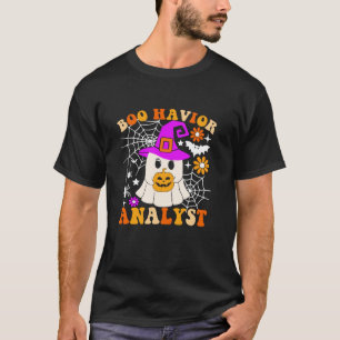 Boo Havior Analyst Funny Ghost Halloween Behaviour T-Shirt