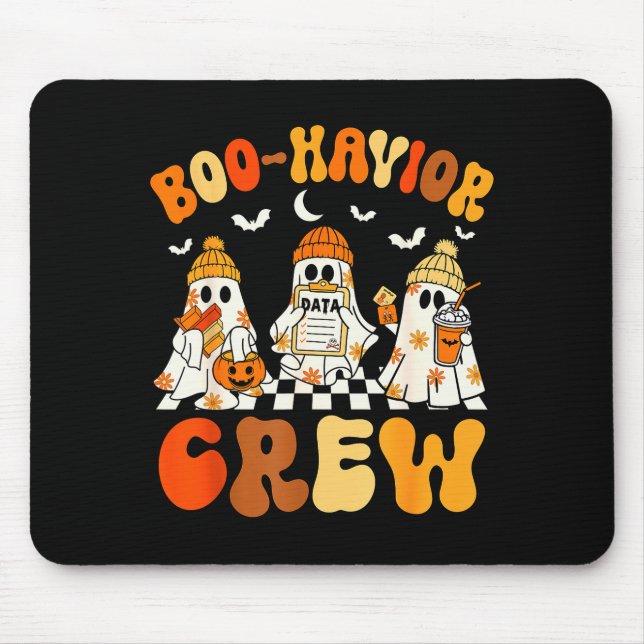 Boo-havior Crew Behaviour Yst Halloween Aba  Mouse Pad (Front)