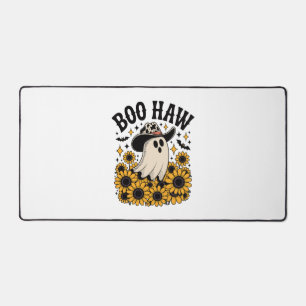 Boo Haw Cow Ghost Western Halloween Desk Mat