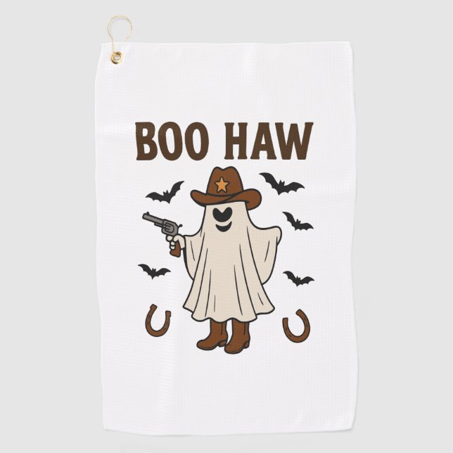 Boo Haw Golf Towel (Front)