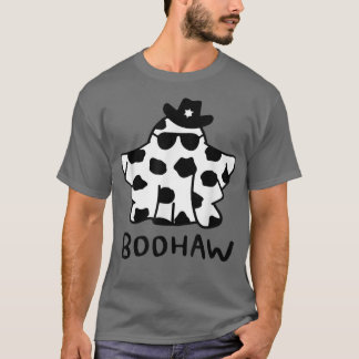 Boo Haw , Retro Boo Haw Ghost Cowbo Halloween  T-Shirt