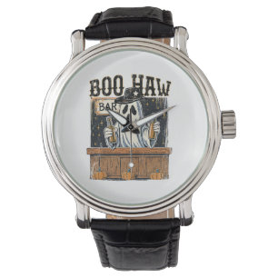 Boo Haw Retro Western Halloween Watch