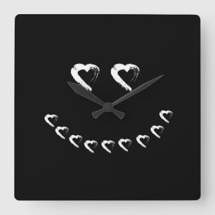 Boo Heart Wall Clock
