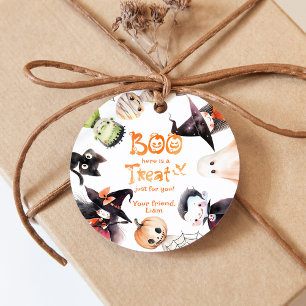 Boo here is a treat for you Halloween thank you Favour Tags