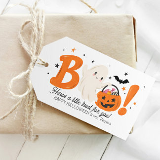 Boo Here’s a Little Treat For You Halloween Gift T Tags
