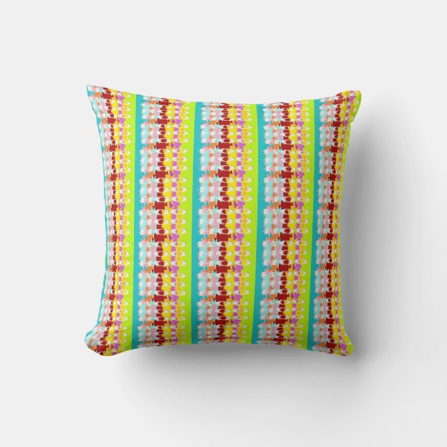 Boo Hoo design flash colours white text    Fleece  Cushion (Front)