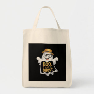 Boo, I Am a Ghost Spooky Fun for Halloween Lovers Tote Bag