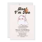 Boo i am two Retro Ghost 2nd Birthday 
